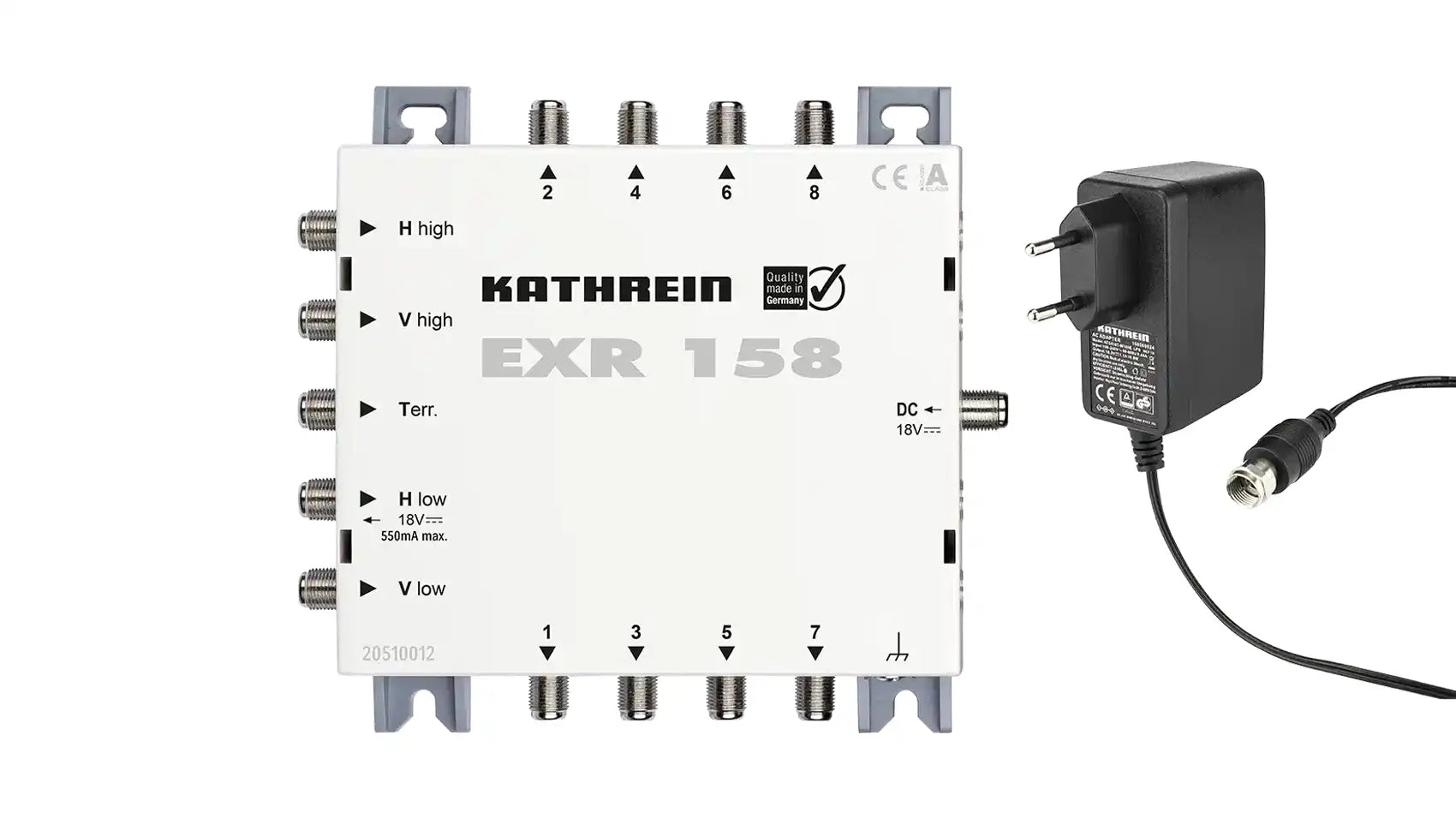 KATHREIN EXR 158 Multischalter 5/8 mit Netzteil