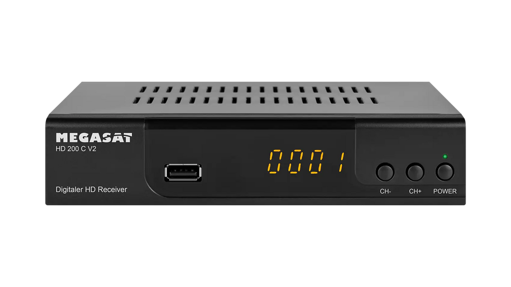 Megasat HD 200 C V2 – Frontansicht