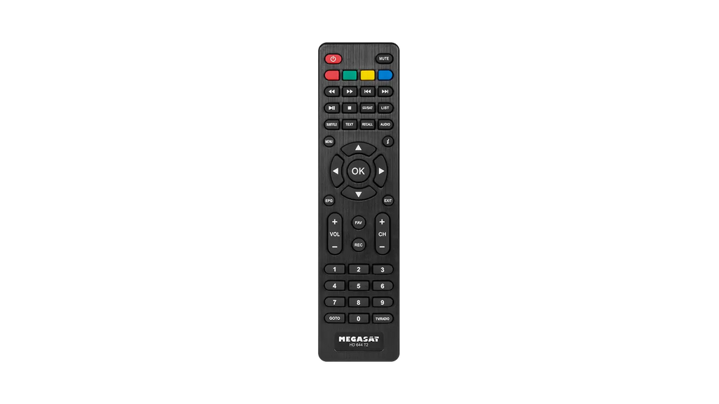 Megasat HD 644 T2 – Fernbedienung