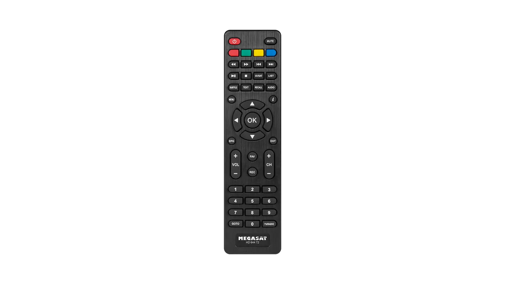 Megasat HD 644 T2 – Fernbedienung