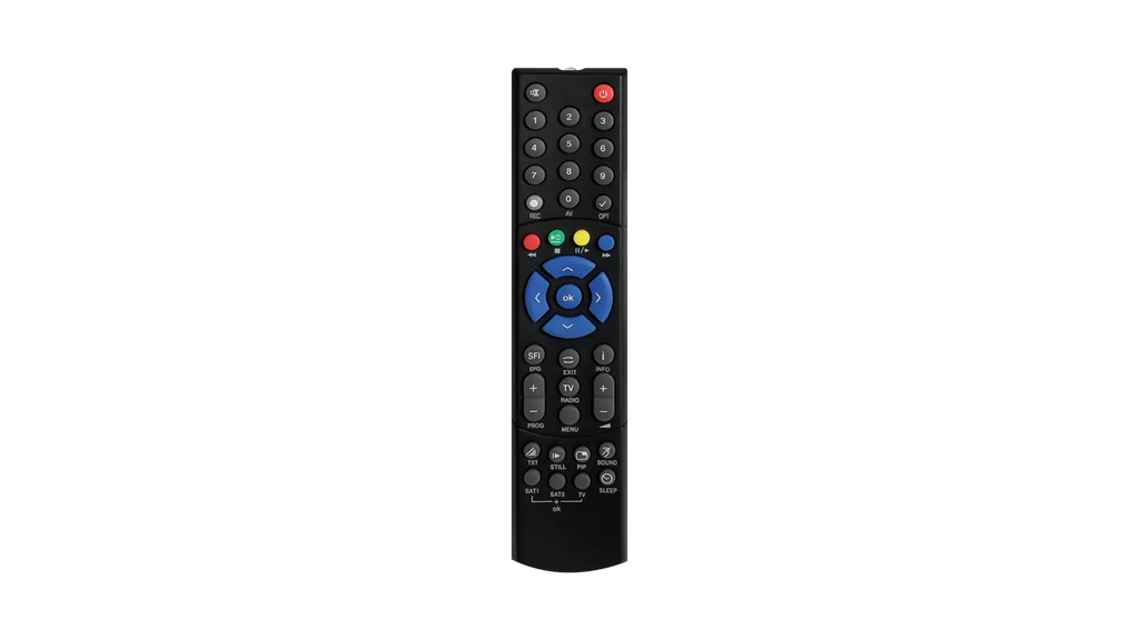 MEGASAT HD 935 Twin V4 SAT-Receiver – Fernbedienung