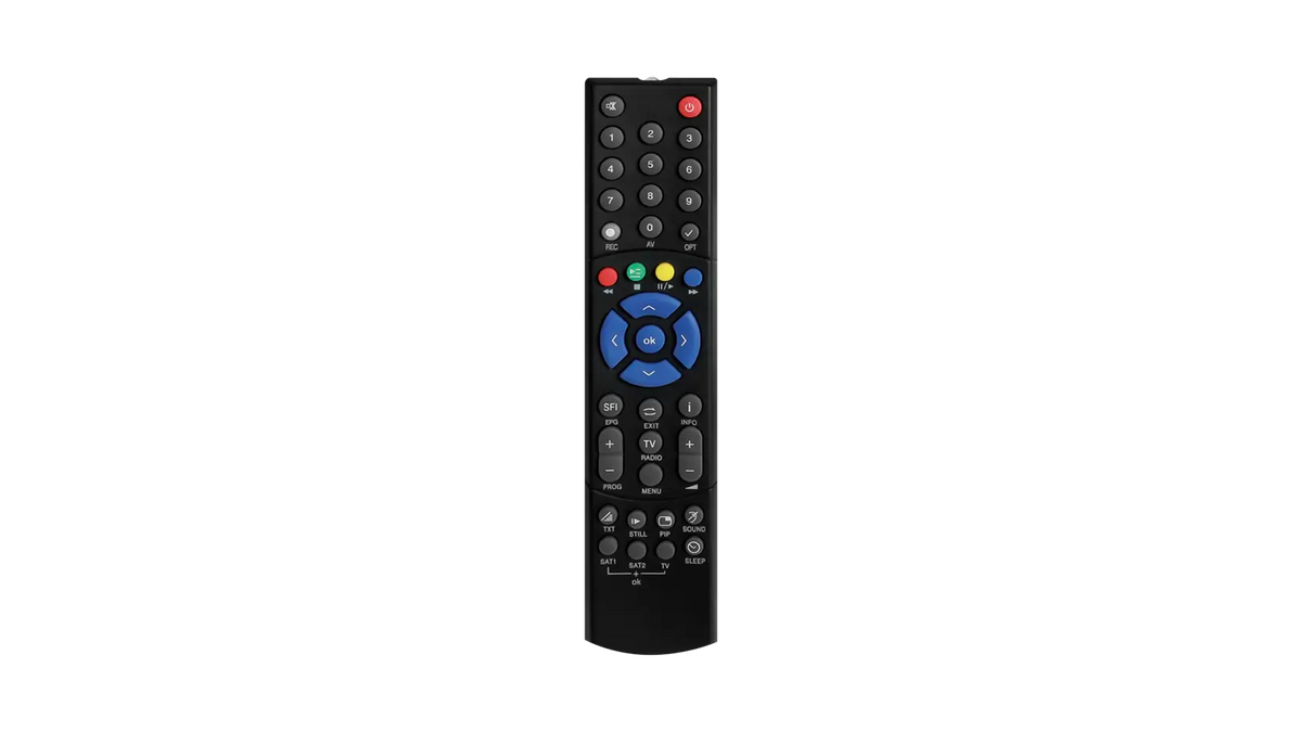 MEGASAT HD 935 Twin V4 SAT-Receiver – Fernbedienung