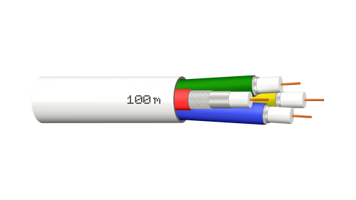 MEGASAT 90 dB Quattro - 100 m – Kabelaufbau