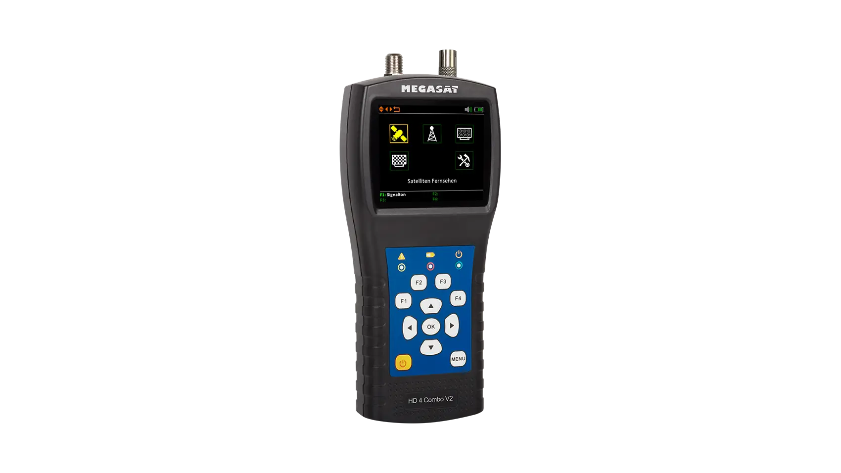 MEGASAT Satmessgerät hd 4 COMBO V2 – Frontansicht
