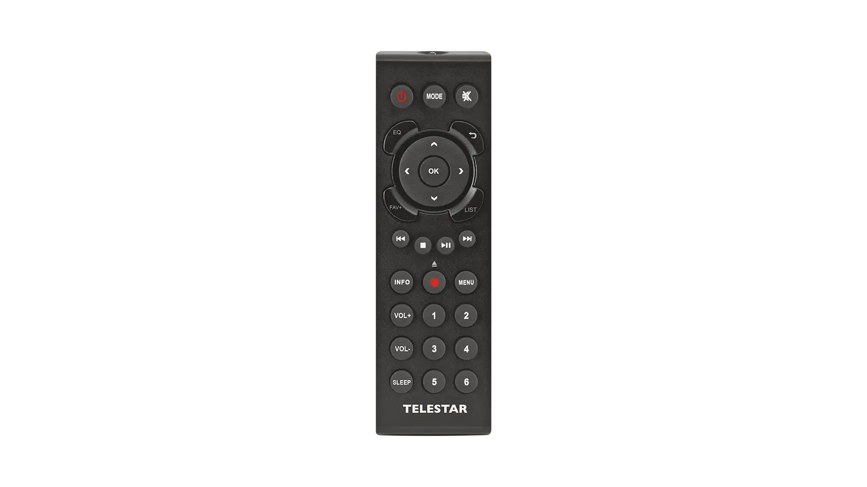 TELESTAR Fernbedienung TOP 200/250/300/400/450/500/550 – Produktansicht