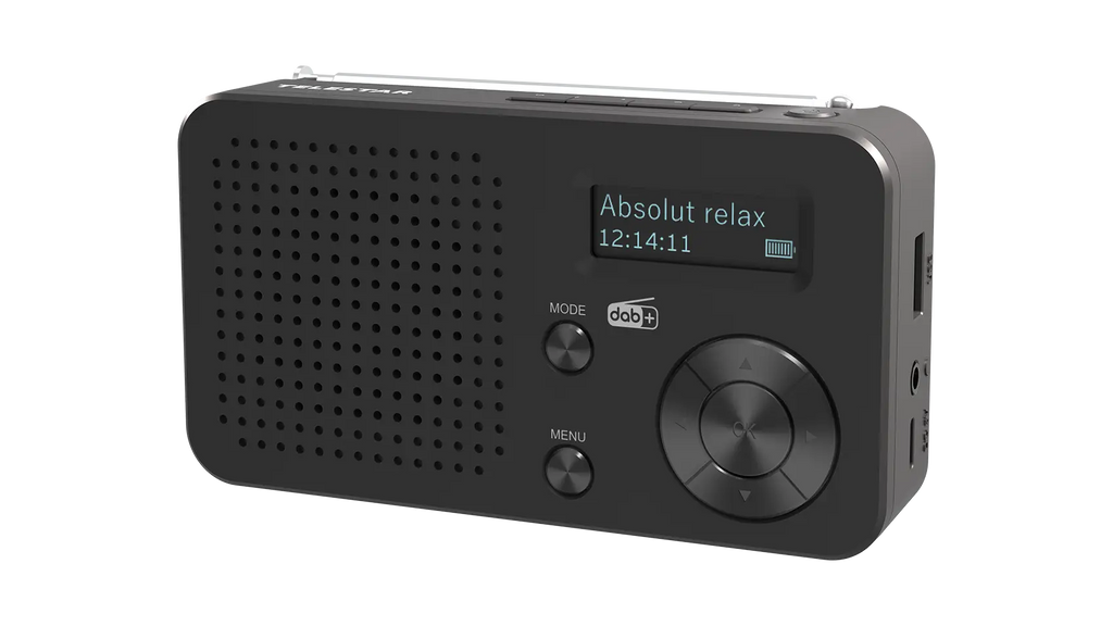 TELESTAR TOP 100 DAB+ Akku-Radio mit Bluetooth – Vorderansicht