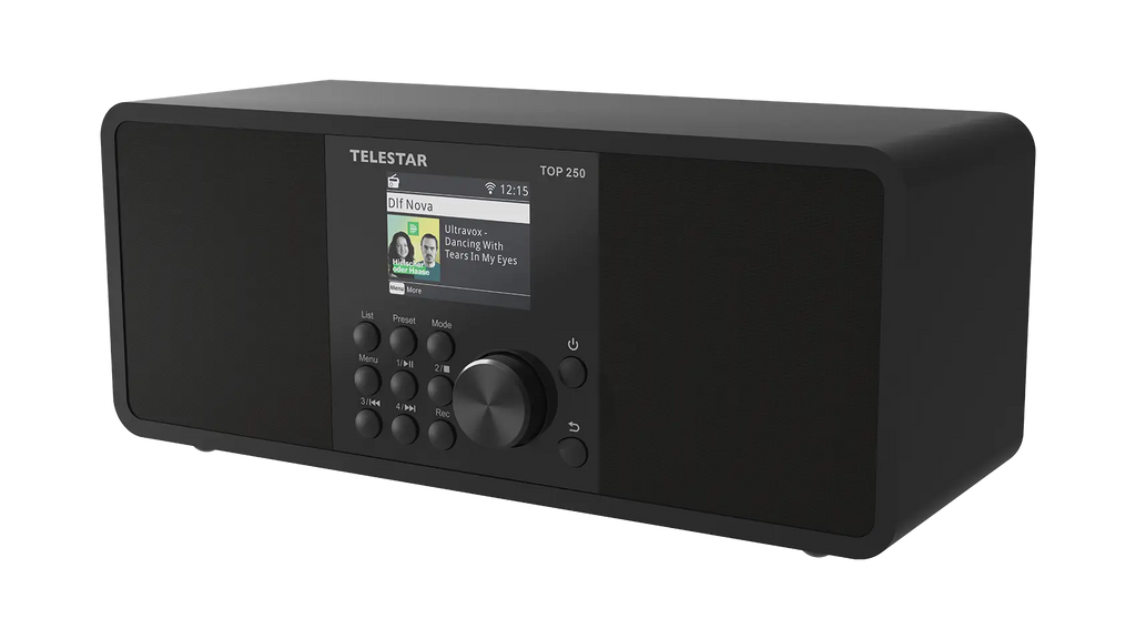 TELESTAR TOP 250 Schwarz – Vorderansicht
