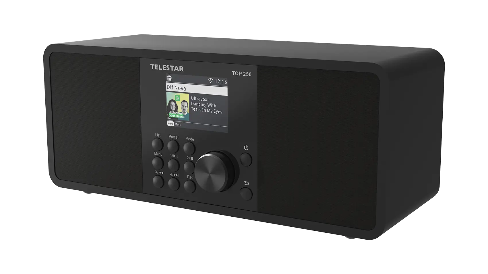TELESTAR TOP 250 Schwarz – Vorderansicht